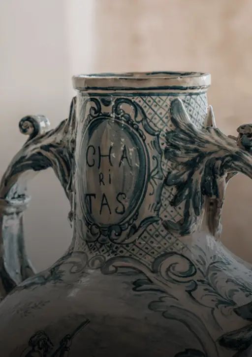 Stoneware vessel, Spain, 1870s